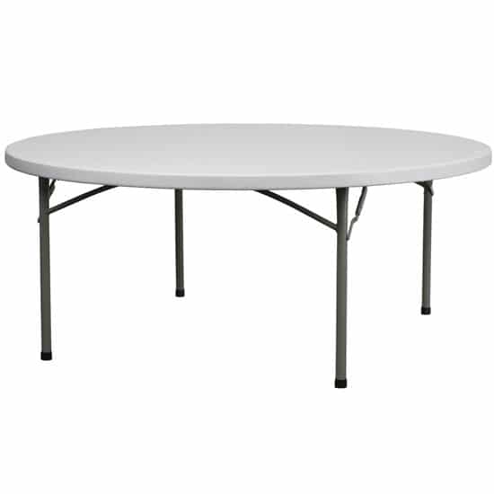 60 Inch Round Folding Table, 60 Round Plastic Folding Table