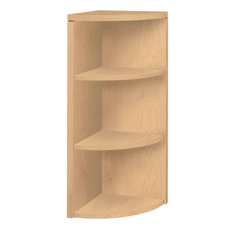 Laminate Office Corner Three Shelf Bookcase - The Furniture Family