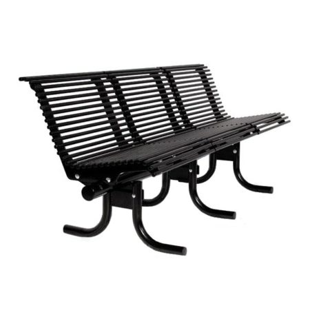 palmetto outdoor bench with back