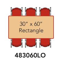 483060LO Virco 30x60 Adjustable Classroom Table - Image 3